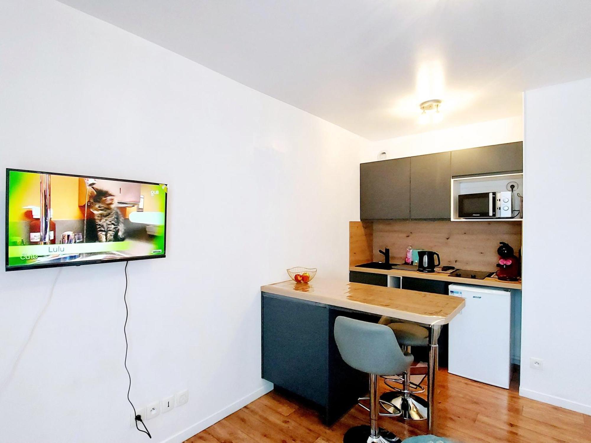 Studio Alpha - 2Min By Train To Disneyland Or 20Min Walk - 5Min Walk To "Val D'Europe" Station Montévrain Zewnętrze zdjęcie