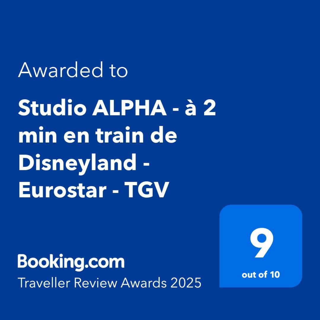 Studio Alpha - 2Min By Train To Disneyland Or 20Min Walk - 5Min Walk To "Val D'Europe" Station Montévrain Zewnętrze zdjęcie