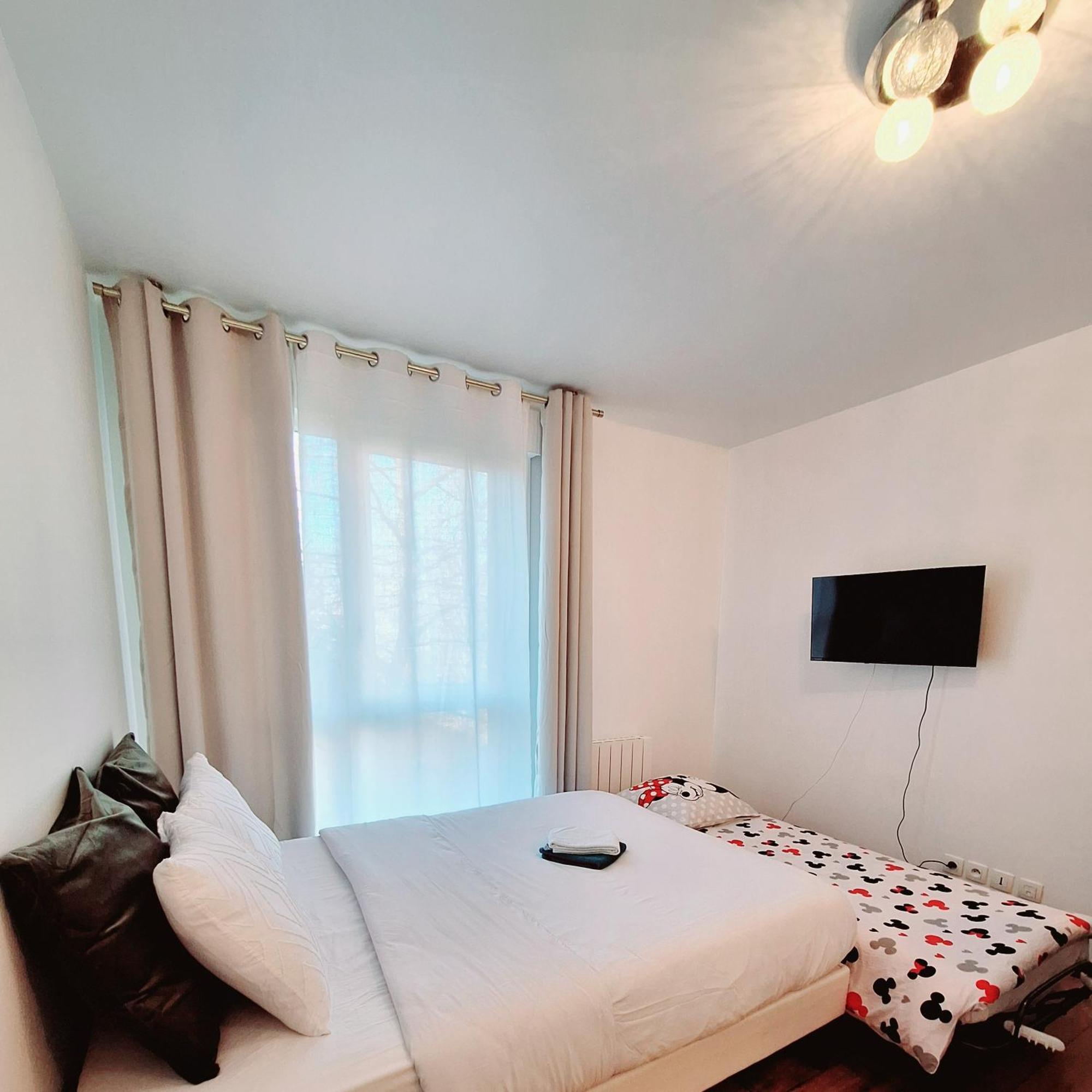 Studio Alpha - 2Min By Train To Disneyland Or 20Min Walk - 5Min Walk To "Val D'Europe" Station Montévrain Zewnętrze zdjęcie