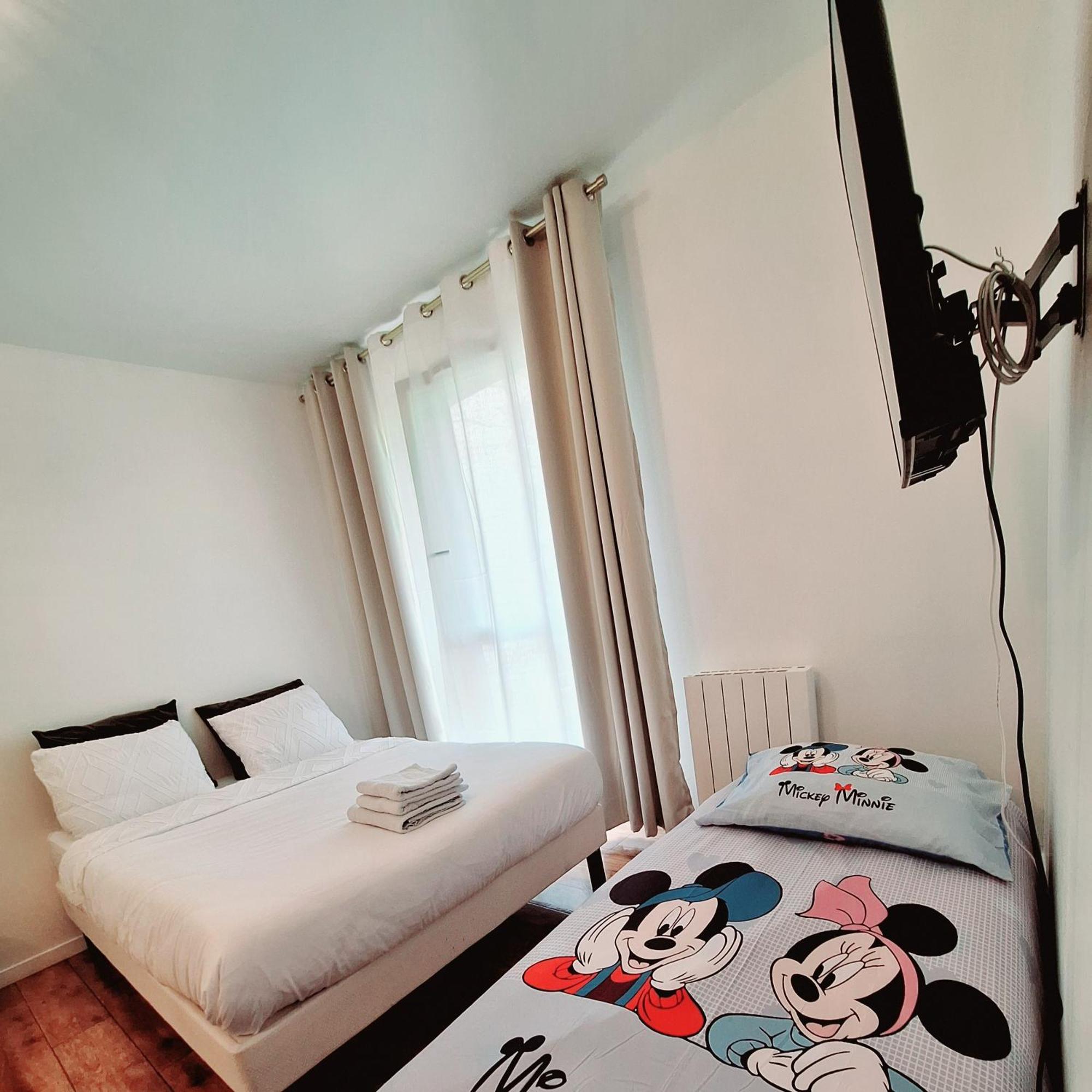 Studio Alpha - 2Min By Train To Disneyland Or 20Min Walk - 5Min Walk To "Val D'Europe" Station Montévrain Zewnętrze zdjęcie