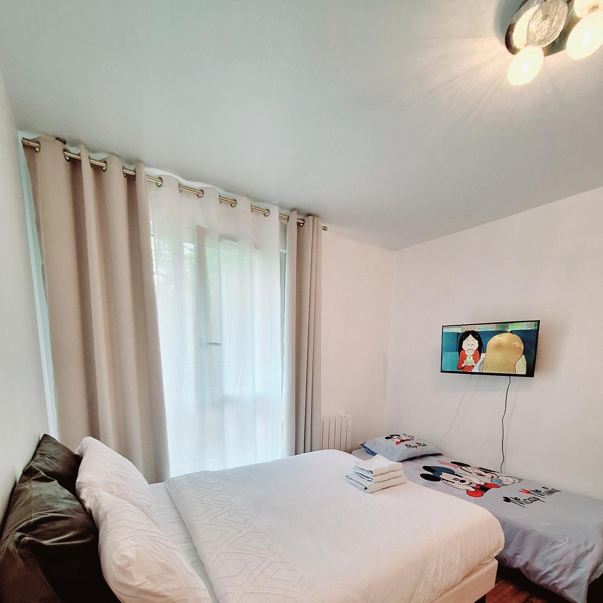 Studio Alpha - 2Min By Train To Disneyland Or 20Min Walk - 5Min Walk To "Val D'Europe" Station Montévrain Zewnętrze zdjęcie